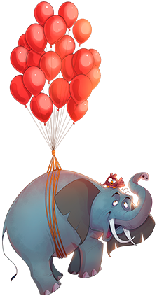 Elefante balão